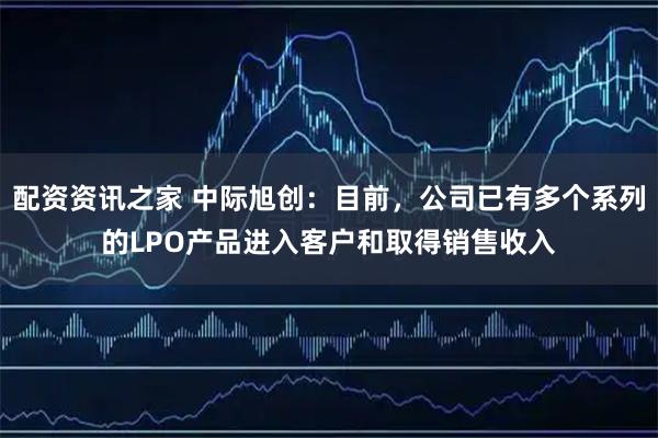 配资资讯之家 中际旭创：目前，公司已有多个系列的LPO产品进入客户和取得销售收入